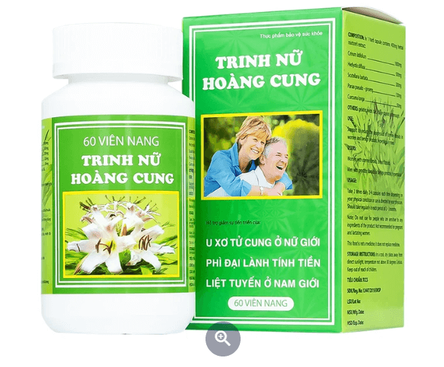 Viên uống Trinh Nữ Hoàng Cung Dolexphar hỗ trợ giảm sự tiến triển của u xơ tử cung (60 viên)